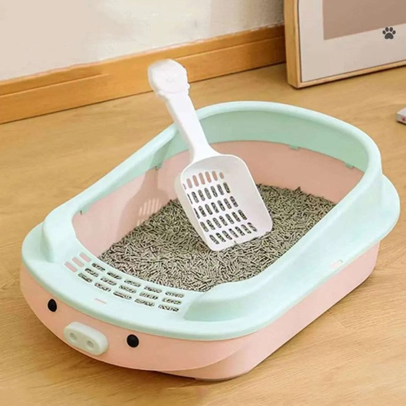 Arenero para Gato con Pala - diseño Caras