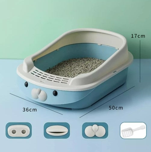Arenero para Gato con Pala - diseño Caras