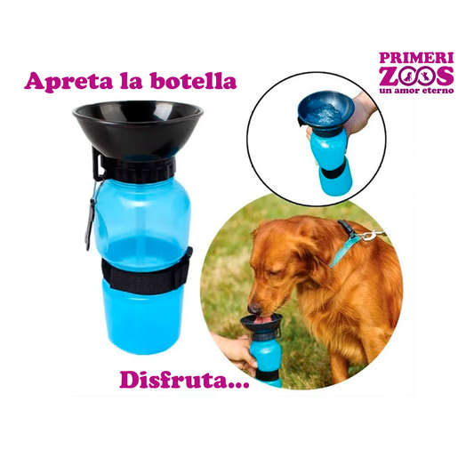 Bebedero Portátil para Mascotas 500ml