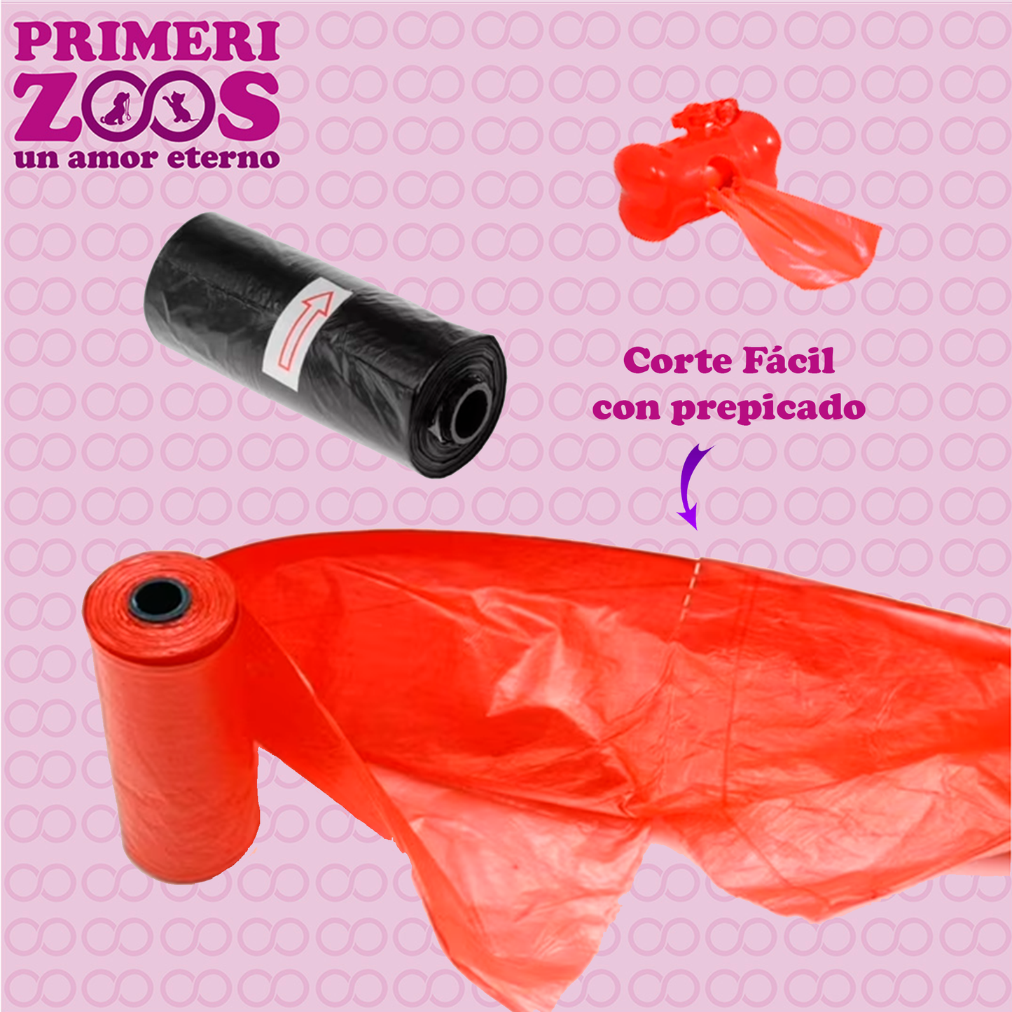Bolsas Sanitarias para Desechos y Heces Liso (desechables)