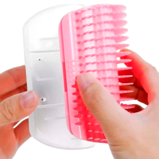 Cepillo para gato esquinero + Catnip