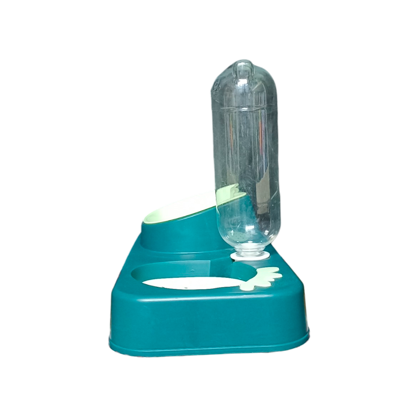 Plato para Gato doble con dispensador de agua por gravedad 500ml