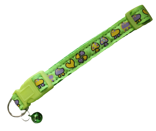 Collar para Perro o Gato Diseño Honguitos