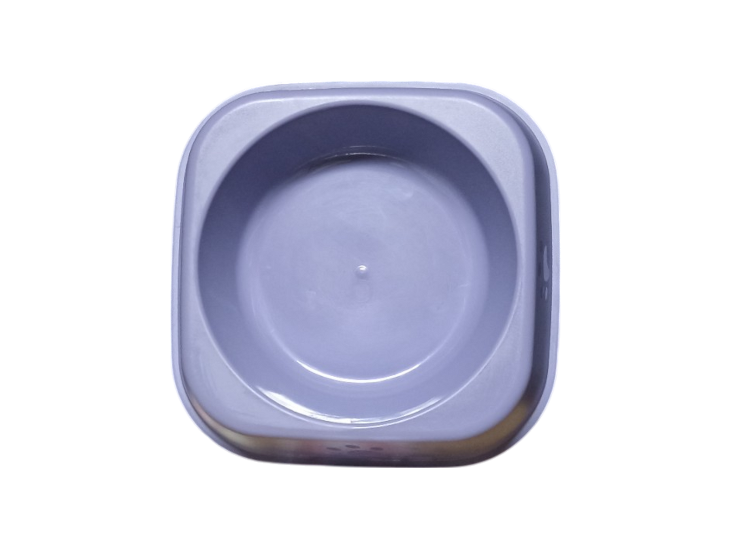 Plato Cuadrado Diseño Huellita