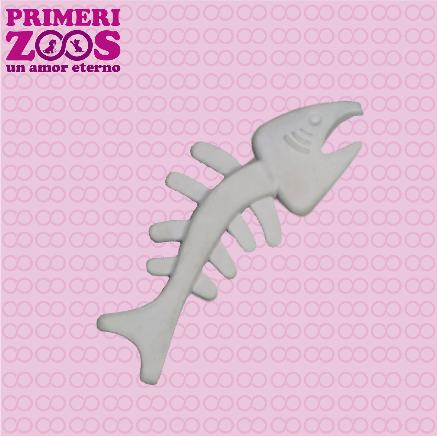 Juguete de Goma para Perro Forma Espinas de Pez