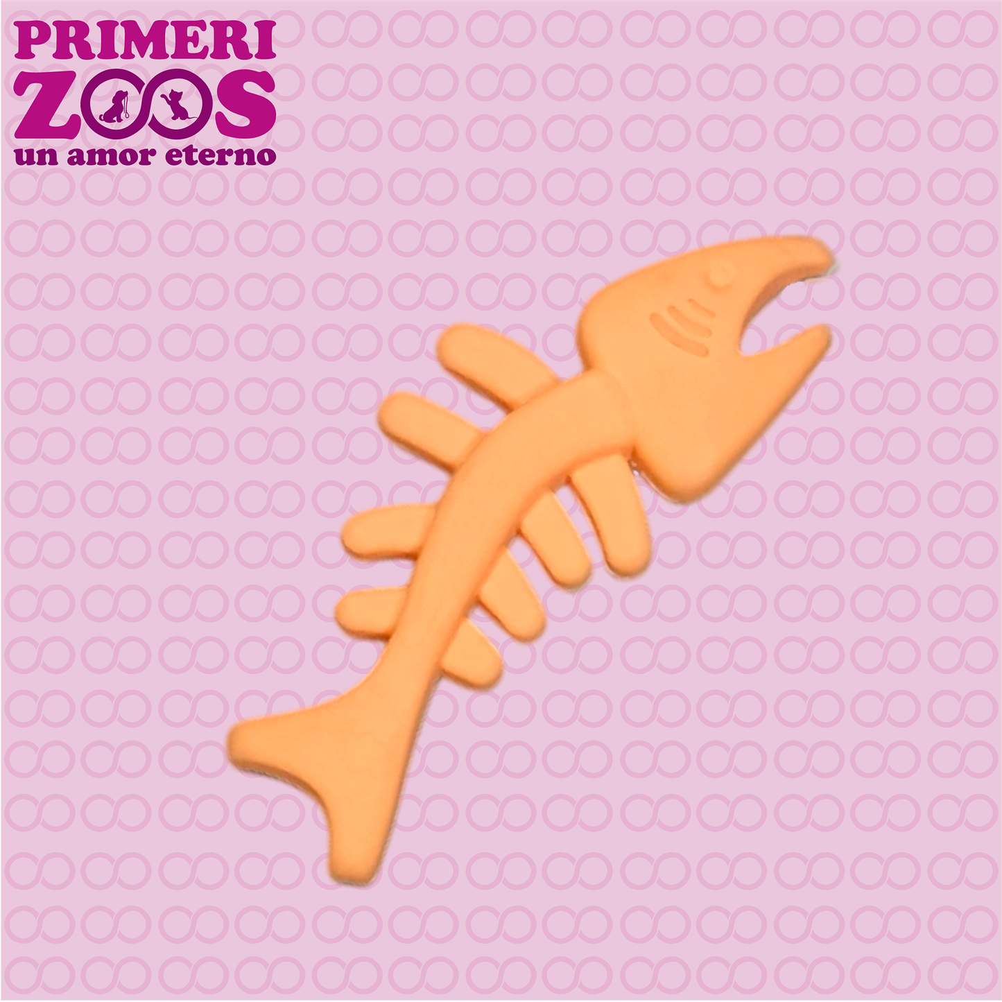 Juguete de Goma para Perro Forma Espinas de Pez