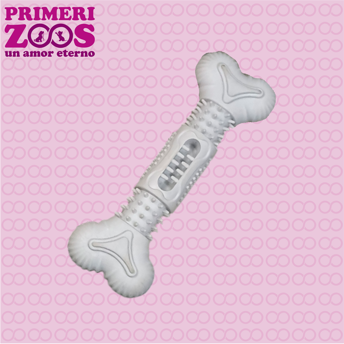 Juguete de Goma para Perro Estimulante Forma Hueso