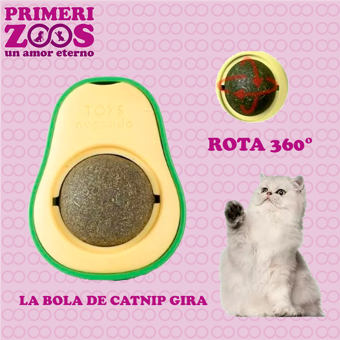Bola de Catnip Diseño Palta