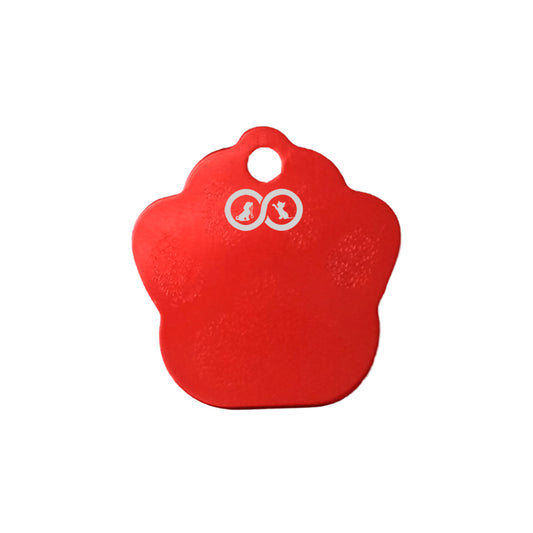 Placa de identificación Personalizable Patita Incluye Grabado