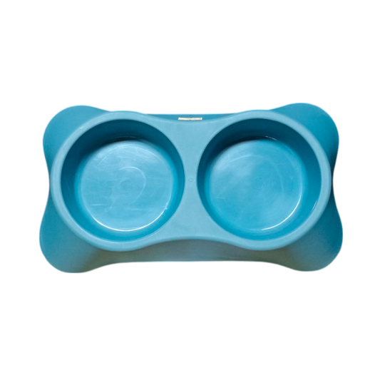 Plato Doble para perro o gato - Antivuelco - Trapezoidal