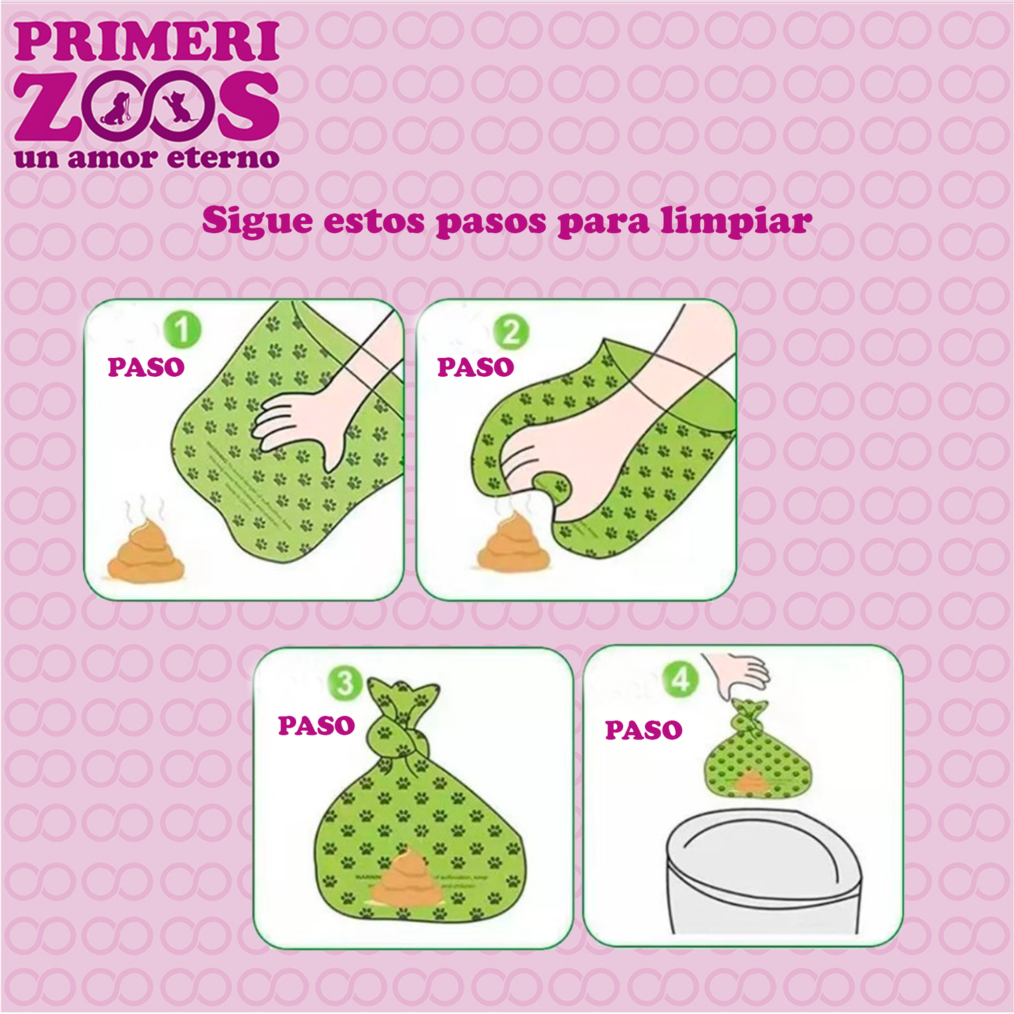 Bolsas Sanitarias para Desechos y Heces Liso (desechables)