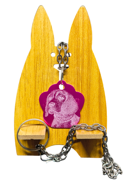 Placa con foto para Petlovers - Fotograbado + Mensaje