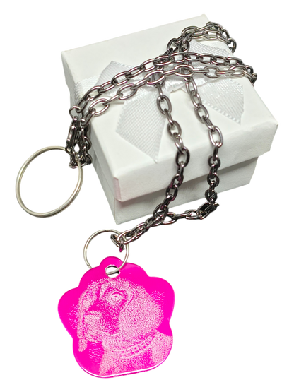 Placa con foto para Petlovers - Fotograbado + Mensaje