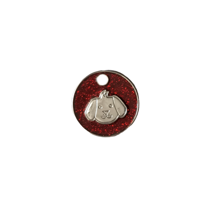 Placa decorativa para Perro o Gato Diseño redondo Cara de Perrito