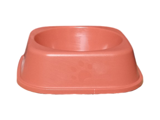 Plato Cuadrado Diseño Huellita