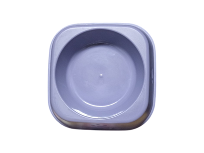 Plato Cuadrado Diseño Huellita