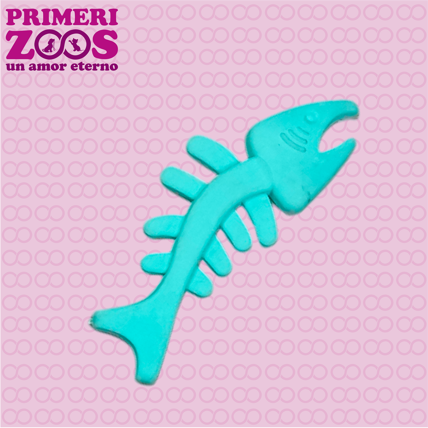 Juguete de Goma para Perro Forma Espinas de Pez