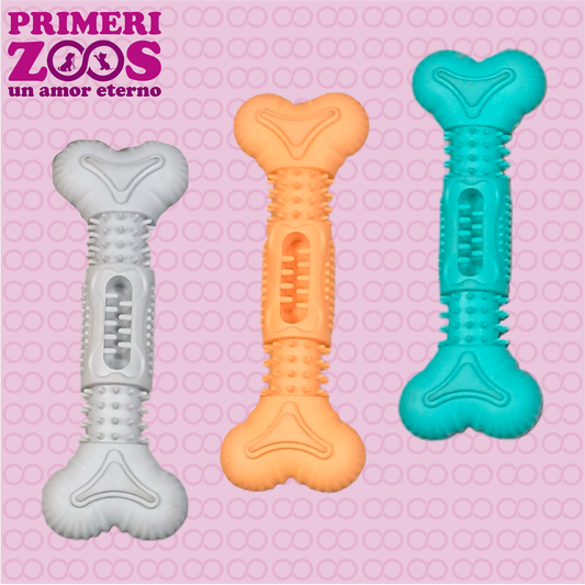 Juguete de Goma para Perro Estimulante Forma Hueso