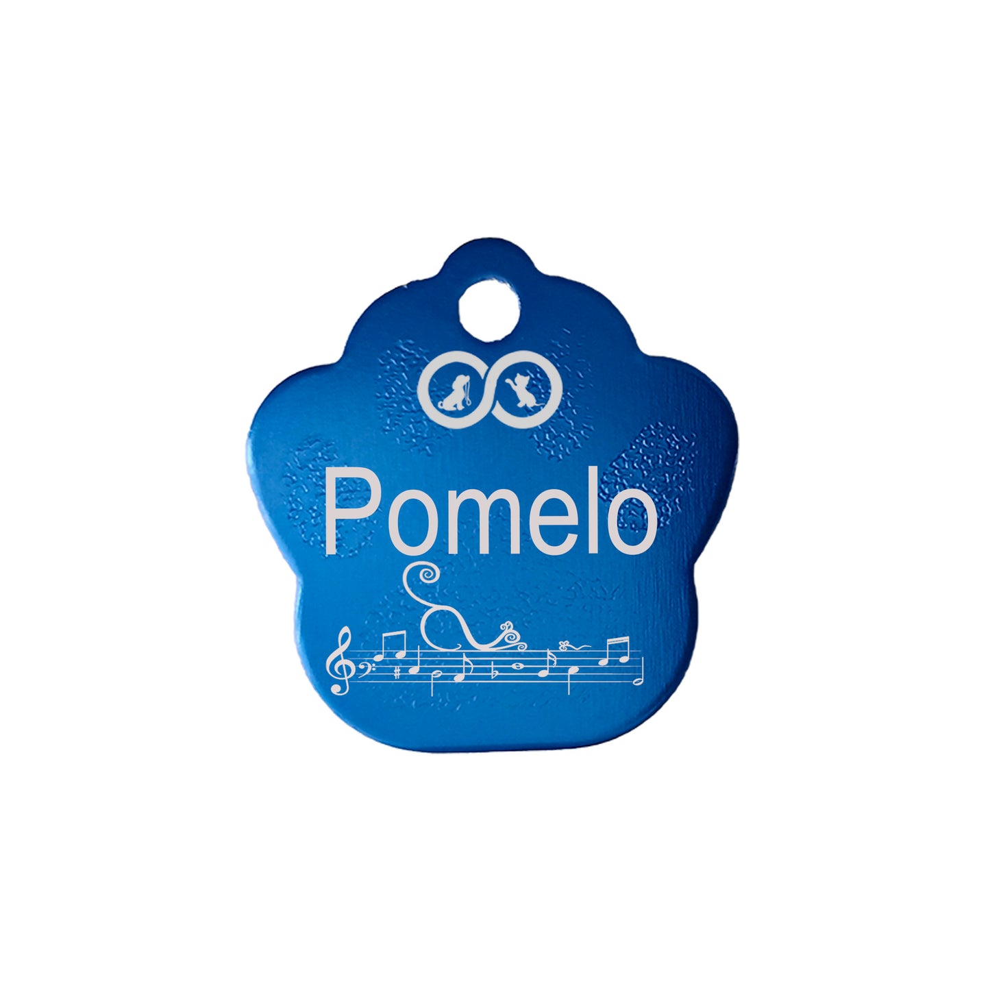 Placa de identificación Personalizable Patita Incluye Grabado
