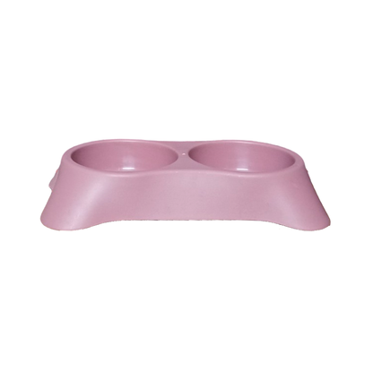 Plato Doble para perro o gato - Antivuelco - Trapezoidal