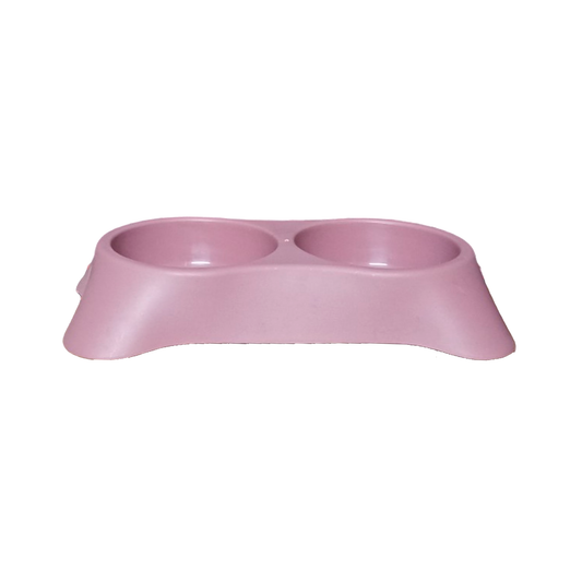 Plato Doble para perro o gato - Antivuelco - Trapezoidal
