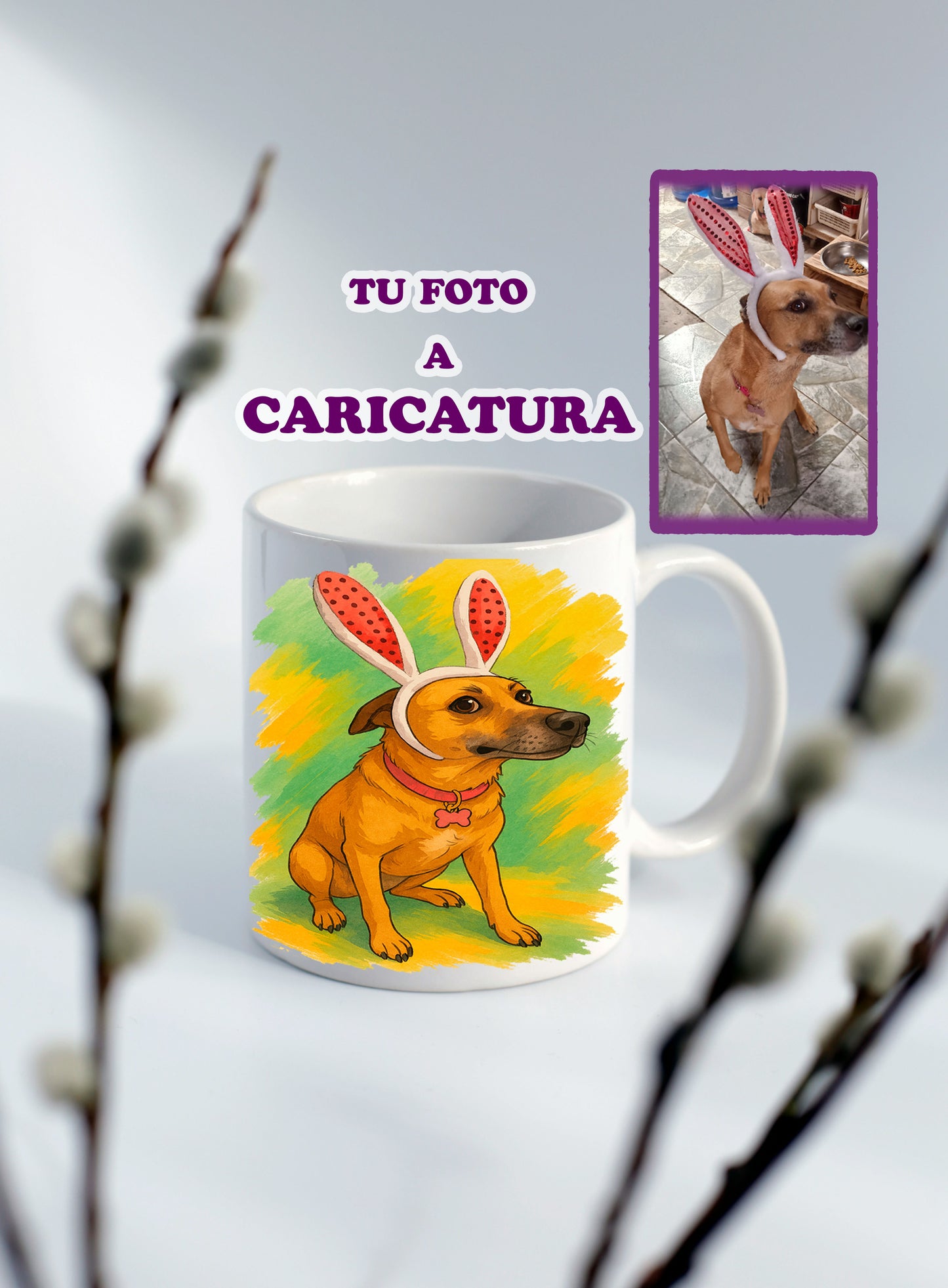 Taza con Ilustración Personalizada Caricatura