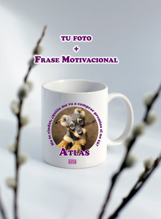 Taza con Ilustración Personalizada Frases Motivacionales
