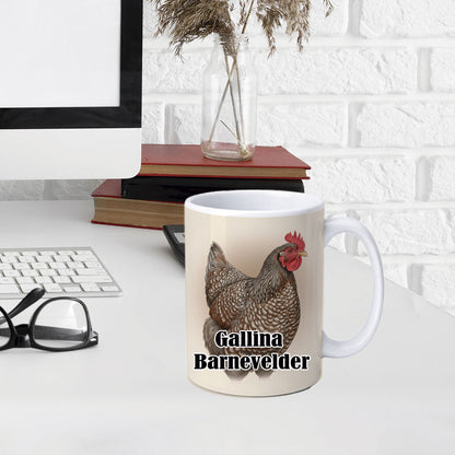 Taza con foto de Gallinas