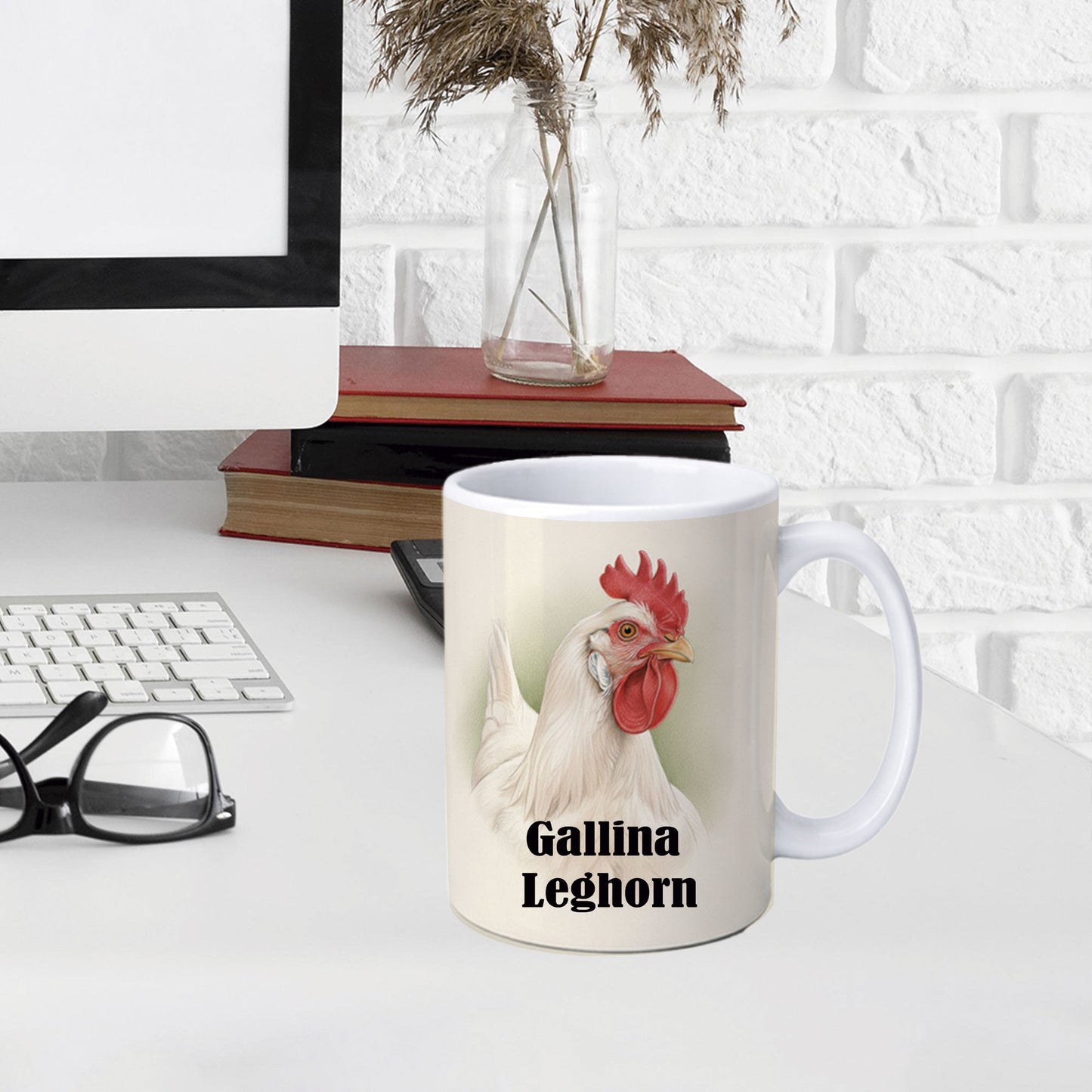 Taza con foto de Gallinas