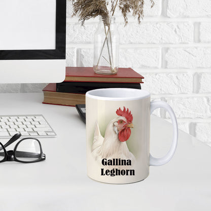 Taza con foto de Gallinas