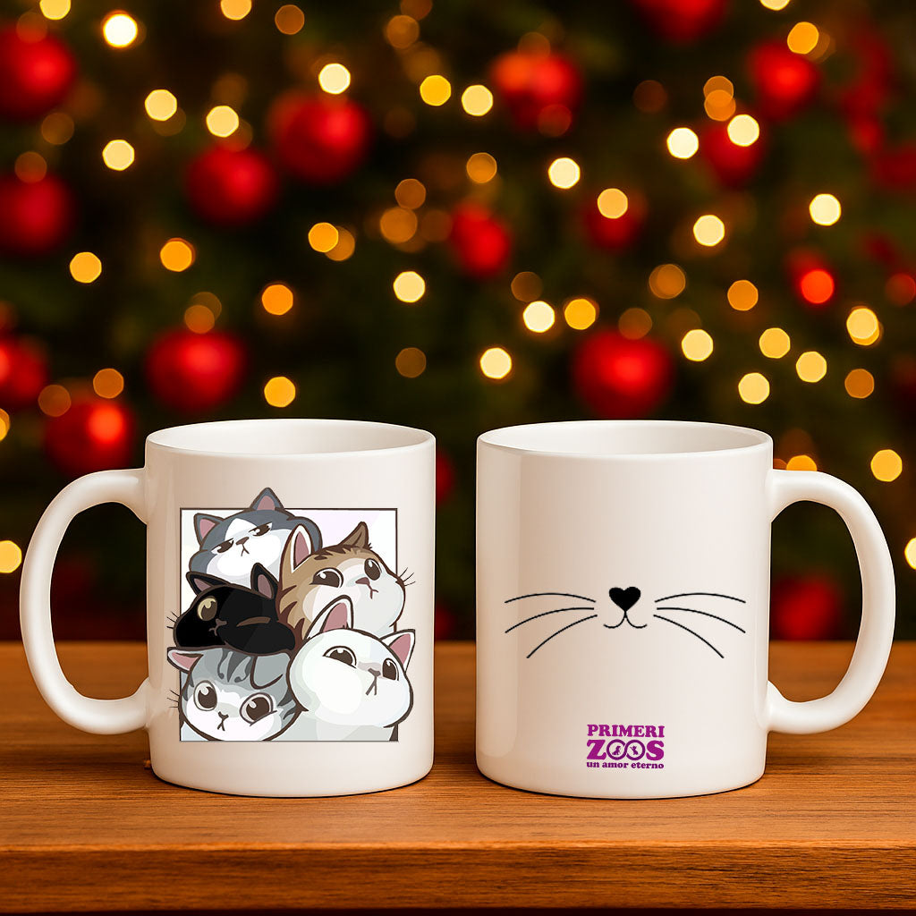 Taza con Ilustración Gatitos