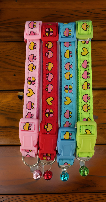 Collar para Perro o Gato Diseño Honguitos